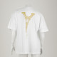 Vetements Ubranie biały t-shirt z logo nowy