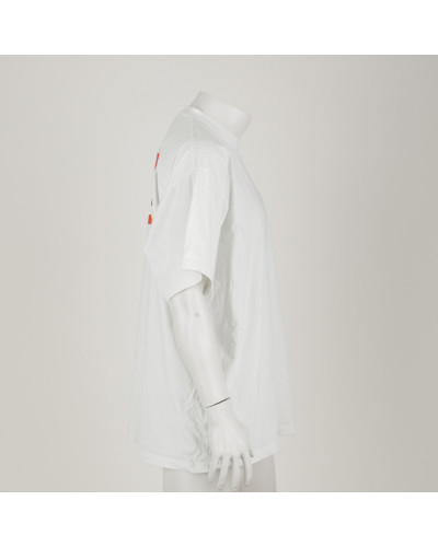 Vetements Ubranie biały t-shirt