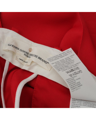 Golden Goose czerwone spodnie