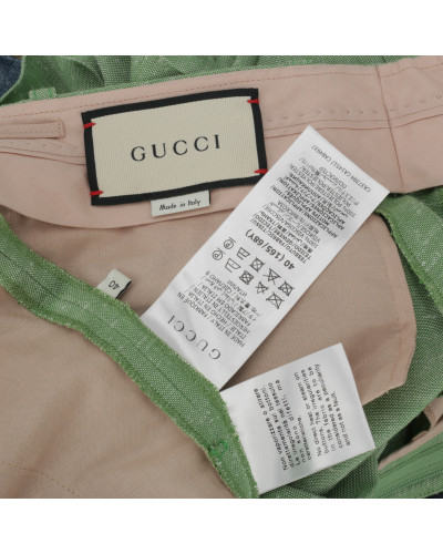 Gucci spodnie zielone