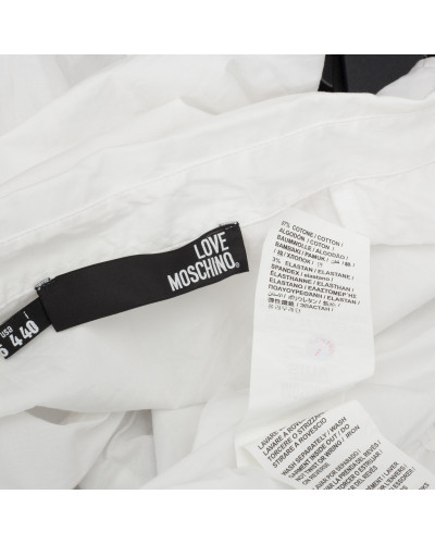 Moschino Bluzka biała z logo