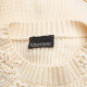 Ermanno Scervino Sweter kremowa kamizelka