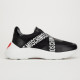 Moschino Buty czarne z sercem