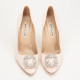 Manolo Blahnik  Szpilki pudrowy róż