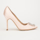 Manolo Blahnik  Szpilki pudrowy róż