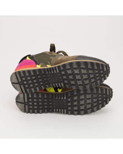 Valentino Buty sportowe z neon żółtym