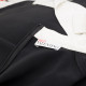 Red Valentino Sukienka czarna z białym wiązaniem