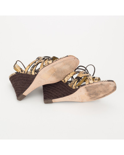 Tory Burch Koturny wąż