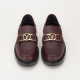 Louis Vuitton Mokasyny. bordo logo
