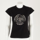 Ermanno Scervino T-shirt czarny z kamieniami