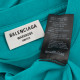 Balenciaga turkusowy T-shirt