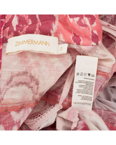 Zimmermann Rozowa sukienka