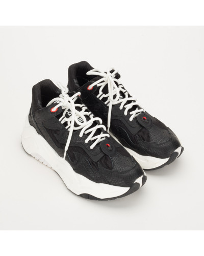 Roberto Cavalli Buty sportowe czarne platformy