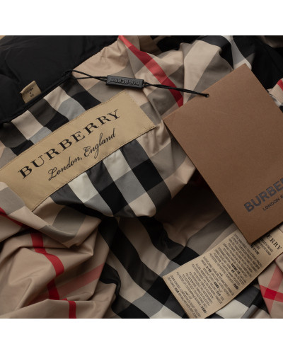 Burberry Kurtka czarna pikowaną