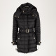 Burberry Kurtka czarna pikowaną