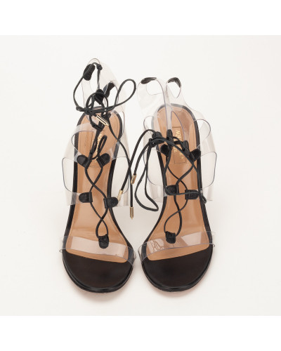 Aquazzura szpilki z plexi