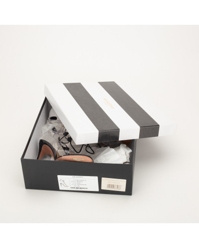 Aquazzura szpilki z plexi