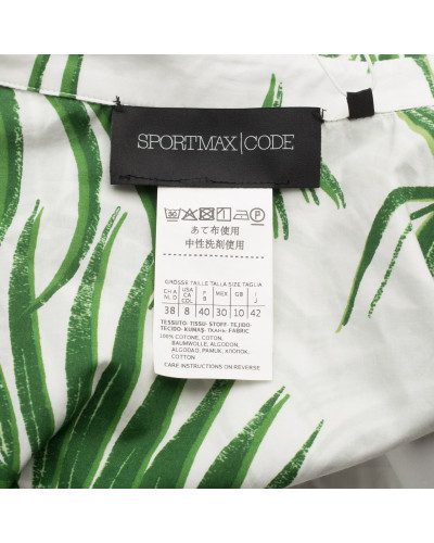 Max Mara Koszula zielono biała