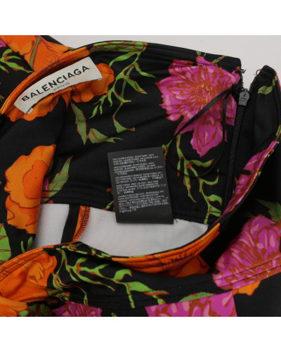 Balenciaga Spodnie w kwiaty