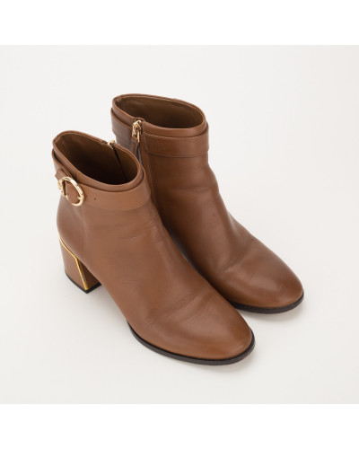Tory Burch Botki brązowe