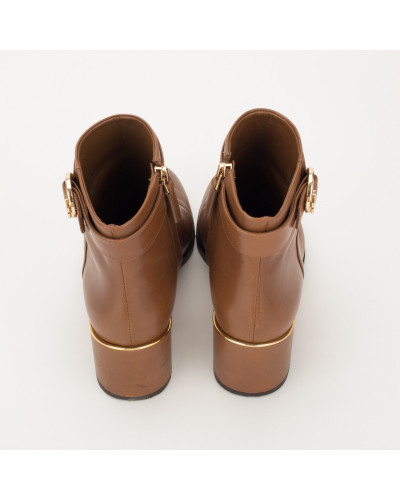 Tory Burch Botki brązowe