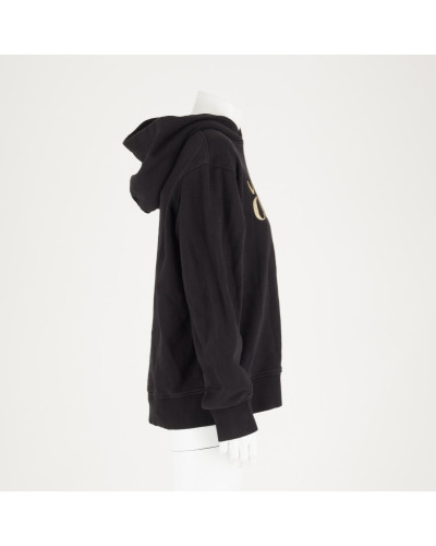 Versace Bluza czarna złoty napis