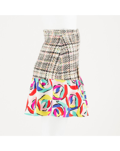 Moschino Spódnica tweed kolorowa