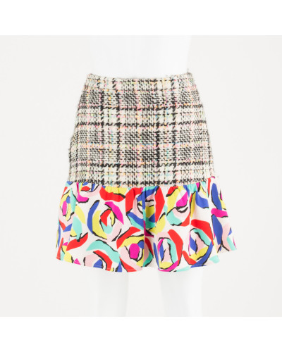 Moschino Spódnica tweed kolorowa