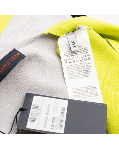 Trussardi Bluzka szaro limonką