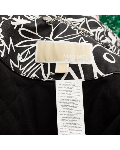 Michael Kors Kurtka czarna białe wzory