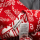 Balenciaga Bluzka czerwona z logo