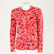 Balenciaga Bluzka czerwona z logo