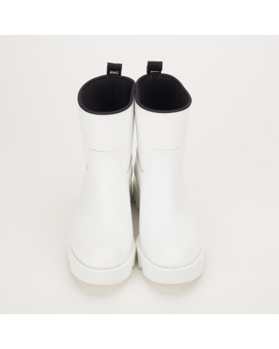 Moncler Buty białe kalosze