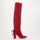 Aquazzura czerwone kozaki