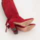 Aquazzura czerwone kozaki