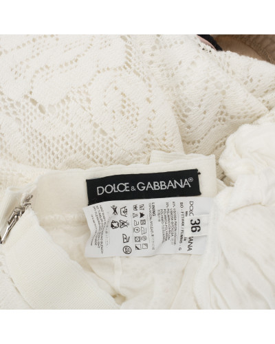 Dolce & Gabbana białe spodenki
