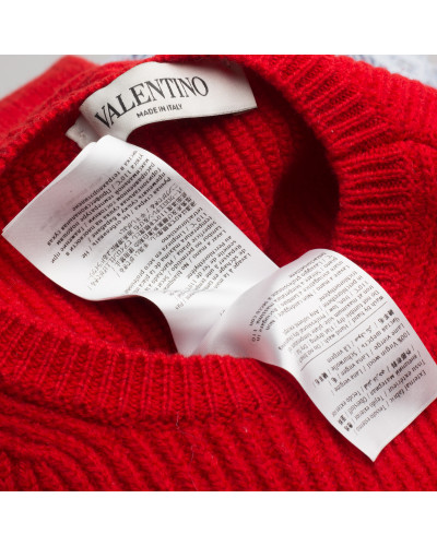Valentino sweter czerwony