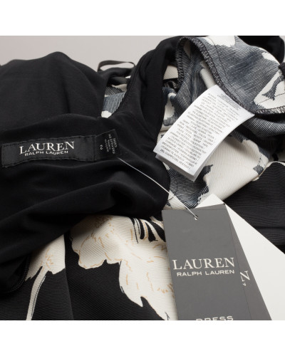 Ralph Lauren Sukienka Czarna w kwiaty