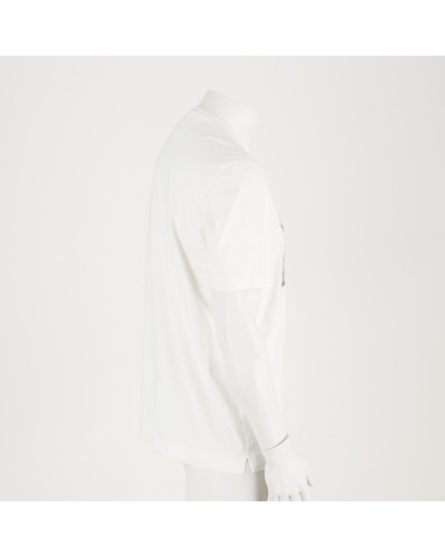 Ermenegildo Zegna  Ubranie biały t-shirt z logo
