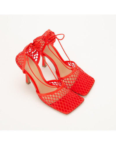 Bottega Veneta Szpilki czerwone