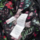 Red Valentino Sukienka czarna w kwiatki