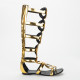 Giuseppe Zanotti złote sandały