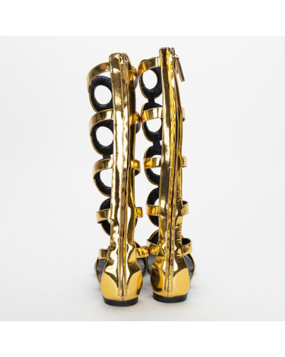 Giuseppe Zanotti złote sandały