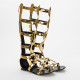 Giuseppe Zanotti złote sandały