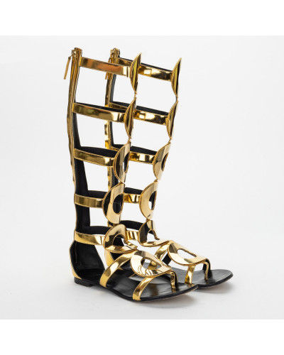 Giuseppe Zanotti złote sandały