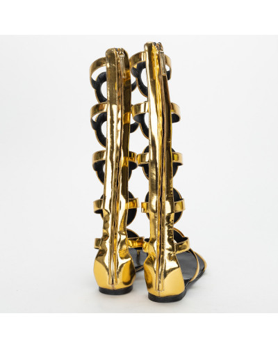 Giuseppe Zanotti złote sandały