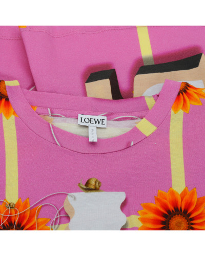 Loewe fioletowy Tshirt
