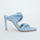 Bottega Veneta niebieskie sandały