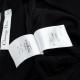 Dior czarna asymetryczna bluzka