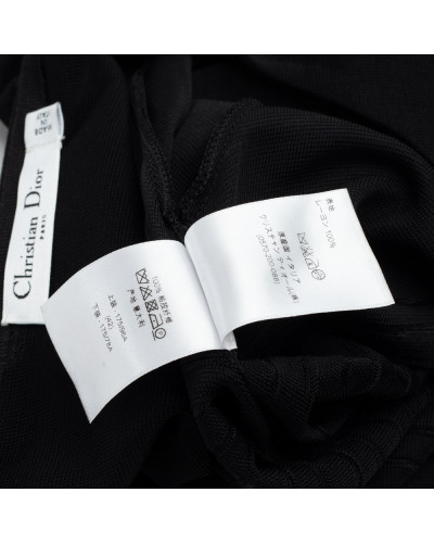 Dior czarna asymetryczna bluzka